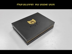 Μικρό μαύρο κουτί συσκευασίας δώρων Σκληρό δαχτυλίδι ετικέτα Cufflink κουτί δώρο