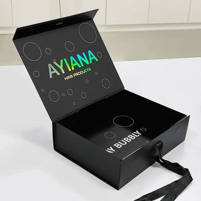 Τετράγωνο πολυτελές μαγνητικό κουτί δώρων