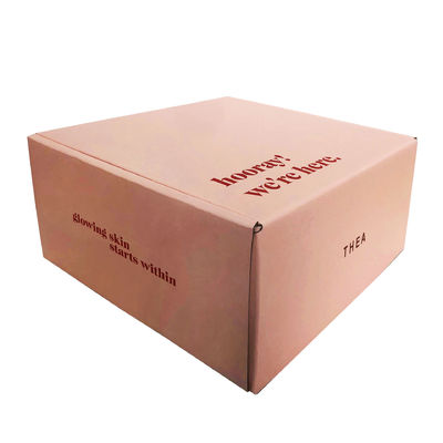 300g CCNB φλάουτα Custom Printed Folding Kraft Mailer Box για την αποστολή οικιακών προϊόντων
