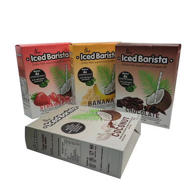 Πλήρες χρώμα αναδιπλούμενο χαρτί Custom Cereal Box Packaging Εξαφανιστική εκτύπωση