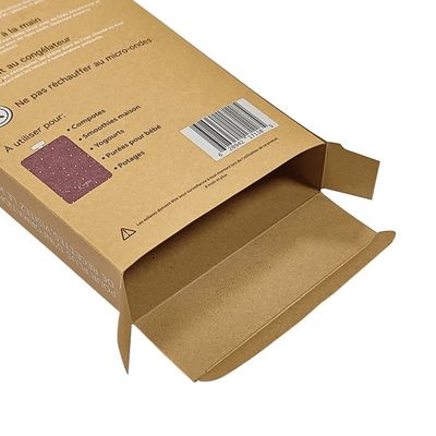 Εμπορική εξαρτημένη οθόνη Tuck Top Box με κροσέ και αναδιπλούμενο hang tab