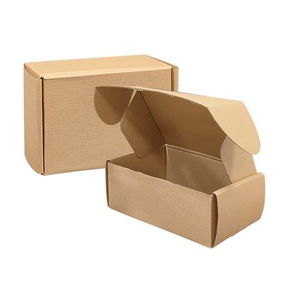 Επεξεργασμένα Kraft Paper Mailer Box Packaging Ανακυκλώσιμα κυματοειδή χαρτόνια mailer box