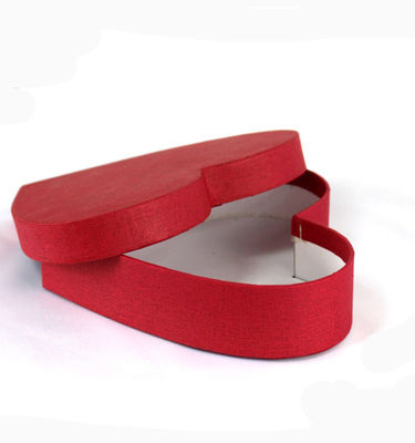 Προσαρμόσιμα χρωματιστά χαρτιά σε σχήμα καρδιάς κουτιά δώρο με βερνικωμένο φινίρισμα