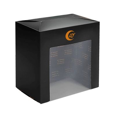 Λούξυ Custom Logo Baseball Hat Box Packaging Baseball Window Paper Τυλιζόμενο Κουτί Δώρων