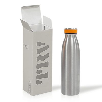 Προσαρμοσμένα Tuck Top Box Μη επικαλυμμένα Kraft E Flute μπουκάλι νερού