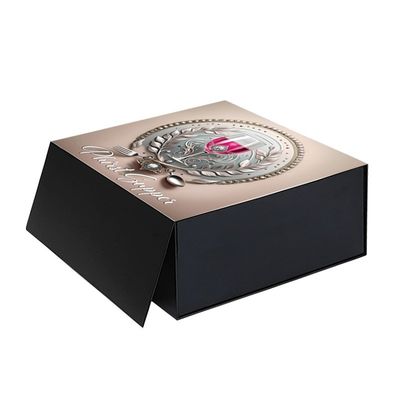 Λούξουι Χάρτινο Flip Top Καρτόνι Κουτί Μαύρο Custom Μαγνητικό Κουτί Συσκευή