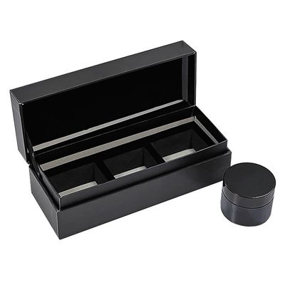 Χάρτινο Clamshell Flip Top Candle Box συσκευασία για πολυτελή σύνολο Τρία κεριά δώρο χειροτεχνία