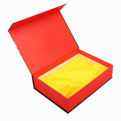 Ανακυκλώσιμο CMYK/PANTONE εκτύπωση κόκκινο μαγνητικό κουτί δώρο για τελική πολυτελή συσκευασία