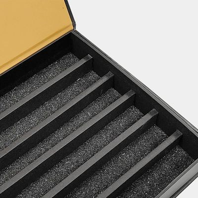 Μαύρο Custom Logo Luxury Gift Packaging Μαγνητικό κουτί με πλαστική επένδυση