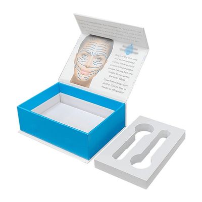 Φλαπ Box Custom Luxury Magnetic Packaging Προϊόν φροντίδας του δέρματος Φόμα Εισάγετε μαγνητικό κουτί