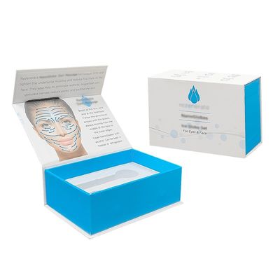 Φλαπ Box Custom Luxury Magnetic Packaging Προϊόν φροντίδας του δέρματος Φόμα Εισάγετε μαγνητικό κουτί
