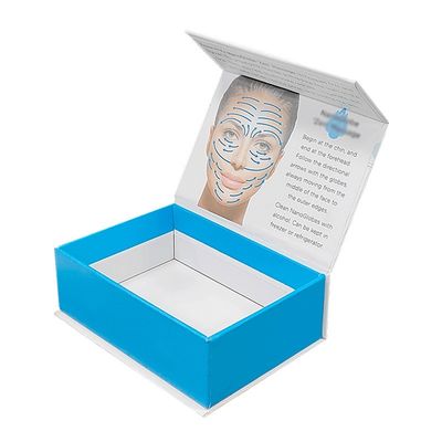 Φλαπ Box Custom Luxury Magnetic Packaging Προϊόν φροντίδας του δέρματος Φόμα Εισάγετε μαγνητικό κουτί