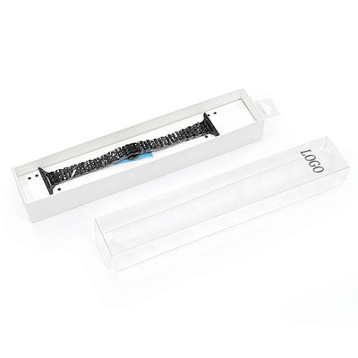 Προσαρμοσμένο λογότυπο Luxury Watch Strap Cardboard Packaging Box Long Watch Box Necklace Bracelet Watch Strap Κωδικός δώρου