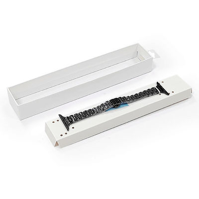 Προσαρμοσμένο λογότυπο Luxury Watch Strap Cardboard Packaging Box Long Watch Box Necklace Bracelet Watch Strap Κωδικός δώρου