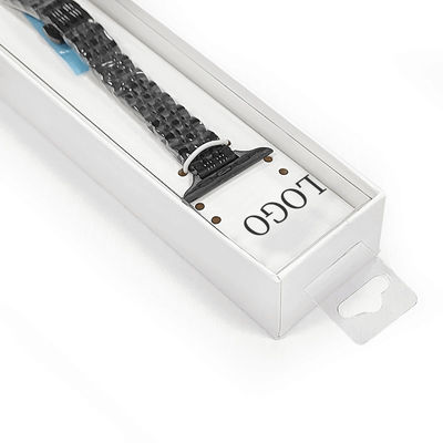 Προσαρμοσμένο λογότυπο Luxury Watch Strap Cardboard Packaging Box Long Watch Box Necklace Bracelet Watch Strap Κωδικός δώρου