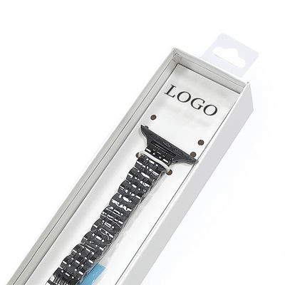 Προσαρμοσμένο λογότυπο Luxury Watch Strap Cardboard Packaging Box Long Watch Box Necklace Bracelet Watch Strap Κωδικός δώρου