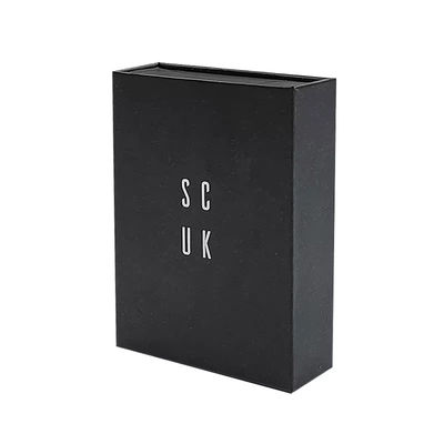 Προσαρμοσμένο λογότυπο Luxury Black Cardboard Smart Watch Magnetic Gift Packaging Box Ατομικό ρολόι με φουσκωτή επένδυση