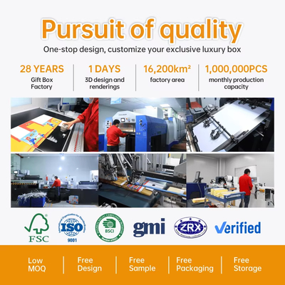 ISO9001 Προσαρμοσμένο Πολυτελές Κουτί Δώρου Συσκευασίας Αρωμάτων Δύο Τεμαχίων Καπάκι και Βάση Χάρτινο Κουτί με Φιόγκο για Καλλυντικά
