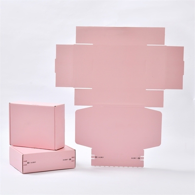 CMYK / PANTONE Τυπωμένο Κυματοειδές Χαρτονένιο Κουτί Για Αποστολή Προϊόντων Περιποίησης Δώρου Πολυτελείας Κατά Παραγγελία