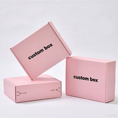 CMYK / PANTONE Τυπωμένο Κυματοειδές Χαρτονένιο Κουτί Για Αποστολή Προϊόντων Περιποίησης Δώρου Πολυτελείας Κατά Παραγγελία