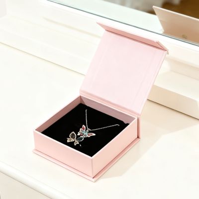 Προσαρμοσμένο λογότυπο με επωνυμία Μαύρα Μαγνητικά Κουτιά από Χαρτόνι Σετ Μικρών Τετράγωνων Συσκευασιών Για Κοσμήματα, Βλεφαρίδες, Γυαλιά