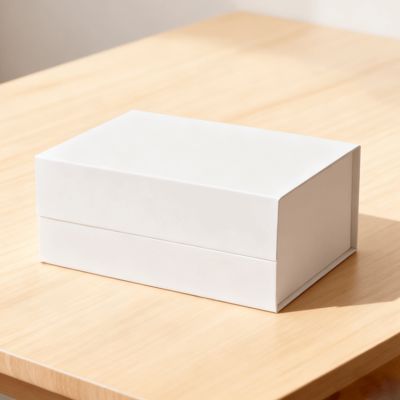 A5 Ρηχά Μαύρα Μαγνητικά Κουτιά Δώρων Για Λιανική Συσκευασία από Χαρτόνι Με Στάμπωμα, Εξαφάνιση και Εκτύπωση