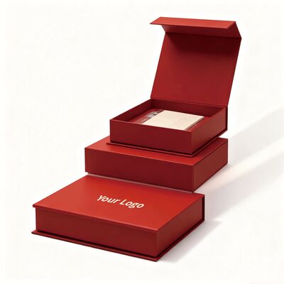 Προσαρμόσιμα ανακυκλώσιμα βερνικωμένο χαρτόνι Ακατάλληλη συσκευασία Χάρτινα κουτιά Μαγνητικά κουτιά δώρων για καλλυντικά