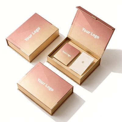 Magnetic Gift Wrap Box with Custom logo Recyclable Rigid and Foldable Packaging Boxes for Cosmetic with Instruction Manual