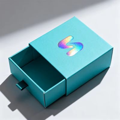 Χονδρική Πολυτελής Τετράγωνη Σχεδίαση Συρταρωτή Θήκη Συσκευασίας Δώρου από Λευκό Χαρτόνι για Κοσμήματα