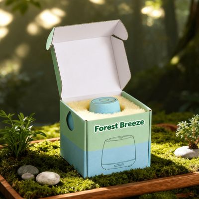 Προσαρμοσμένο Εξατομικευμένο Πολυτελές Έγχρωμο Μικρό Κυματοειδές Κουτί Αποστολής με Λογότυπο για Καλλυντικά