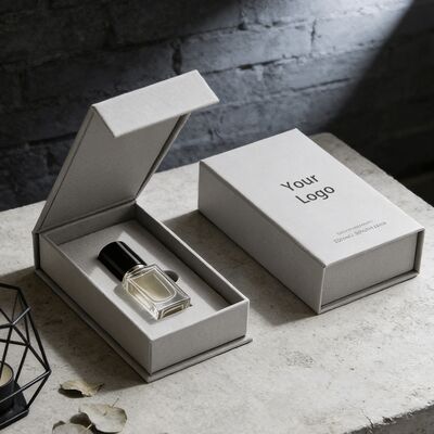 Προσαρμοσμένο φιλικό προς το περιβάλλον UV εκτυπωμένο άκαμπτο μαγνητικό κλειδωτικό κουτί δώρου αρώματος με δομή κάλυψης για κουτιά χαρτιού υψηλού επιπέδου